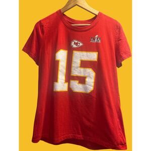 Women’s Large Patrick Mahomes Super Bowl T-Shirt – Nike Chiefs NFL Tee